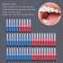 ewinever 50 Count Interdental Brush, Toothpick Tooth Flossing Head, Oral Dental Hygiene Tool (Red+Blue)
