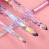 Kingtree Makeup Brush Set, 10PCS Crystal Makeup Brushes, Premium Synthetic Foundation, Blush, and Eye Shadow Kit