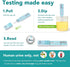 Easy@Home Single Drug Screen Test (Cannabinoids Urine Test) - THC Tests for Home Detox Kit, 25 Pack