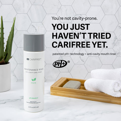 CariFree Maintenance Rinse, Mint, Anti-Cavity Fluoride Mouthwash, Formulated Oral Rinse, Dentist Recommended, Prevent
