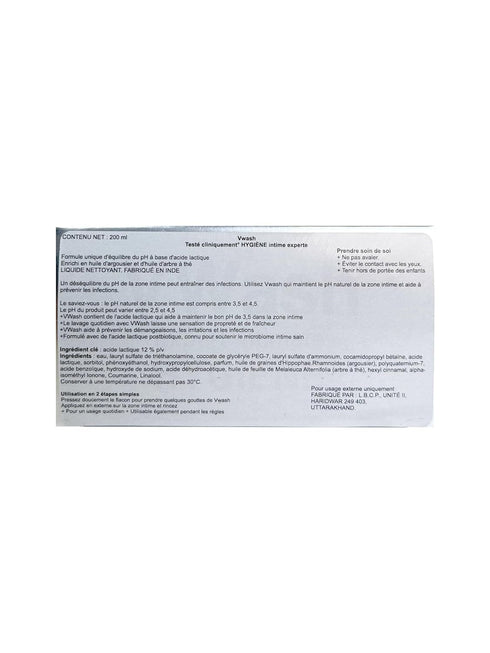 VWash (200 ml) Intimate Hygiene Wash