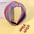 Mexican Headband for Women - Cinco De Mayo Fiesta Pinata Cactus Sombrero Knotted Wide Top Knot Hair Accessory