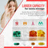 Large Weekly Pill Organizer, 2 Pack AM PM Pill Box for Medication, XL 7 Day Organizer with Braille