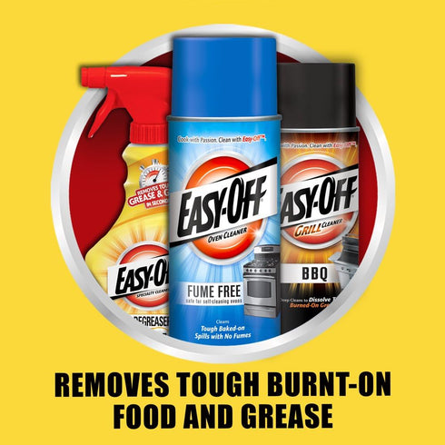 Easy Off Heavy Duty Oven Cleaner, Destroys Tough Burnt on Food and Grease, Fresh Scent, 14.5 oz Can