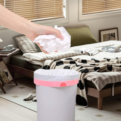 4 Gallon Drawstring Trash Bag, Small Garbage Bags, 1.2Mil Thickness, 60 Pcs, Unscented, Black