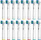 Electric Toothbrush Replacement Heads Compatible with Oral-B, Soft Bristles, 16 Pack