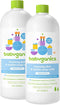Babyganics Foaming Dish & Bottle Soap, Fragrance Free, Plant-Derived Cleaning Power, 32 Fl Oz (Pack of 2)