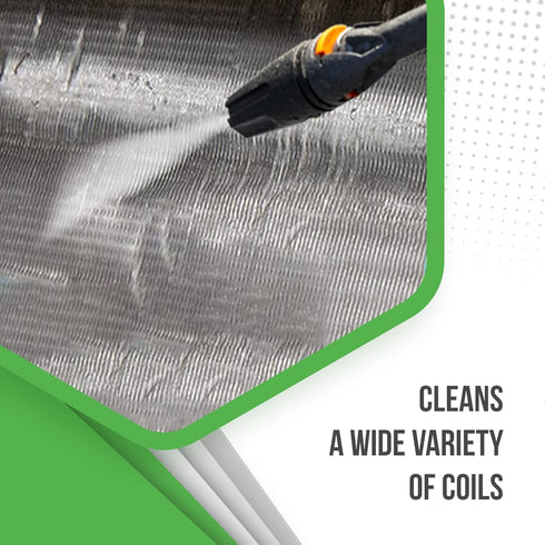 QwikProducts Foaming Coil Cleaner for AC Unit, Heating, Refrigerator, Air Conditioner No Rinse Coil Cleaner Spray