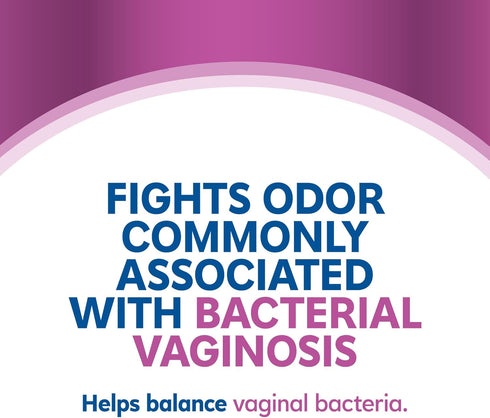 New Freshness 7 Vaginal Odor Relief Gel for Odor Associated with Bacterial Vaginosis, Prefilled Vaginal Suppositories