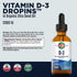 KAL Vitamin D3 2000 IU (50 mcg) DropIns, Liquid Vitamin D3 Drops for Bone Strength and Immune Support
