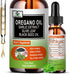 Vita letuo Organic Oil of Oregano with Black Seed Oil, Oregano Oil Liquid Drops