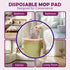 YHOVID (60) Mopping Pad Refill Compatible with Wet Jet Mop, Disposable Multi Surface Wetjet Hardwood Floor Cleaner