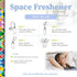 Space Freshener Starter Kit, Lemongrass Essential Oil Car & Air Fresheners, Natural Odor Eliminator Spray