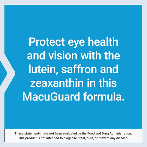 Life Extension MacuGuard Ocular Support with Saffron, 60 Softgels for Healthy Vision