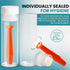Sports Vision's 3 Pieces Orange Contact Hard Lens Only Suction Holder Inserter/Remover for Prosthetic Eyes & Scleral