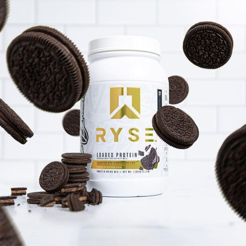 Ryse Loaded Protein Powder, Chocolate Cookie Blast, 27 Servings, 25g Whey Protein Isolate & Concentrate