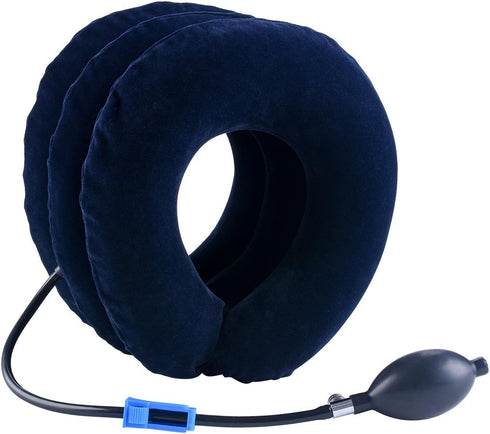 Cervical Neck Traction Device Inflatable Neck Stretcher, Easy to Use for Chronic Neck and Shoulder Pain Relief Traction Spine Alignment, Neck Cervical Brace by RUNZI
