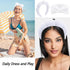 VELSCRUN 6 Pack Spa Headband, Makeup Headband, Face Wash Headband, White Sponge Hair Band Bow Tie for Women