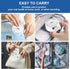 UV Toothbrush Sanitizer Holder - Portable Toothbrush Cleaner Case with Fan Drying, Fits Most Electric Manual