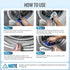Home Cleaner Gel for Washing Machine, Refrigerator Strips, Grout Cleaner for Household Shower, Kitchen Sinks, Walls,