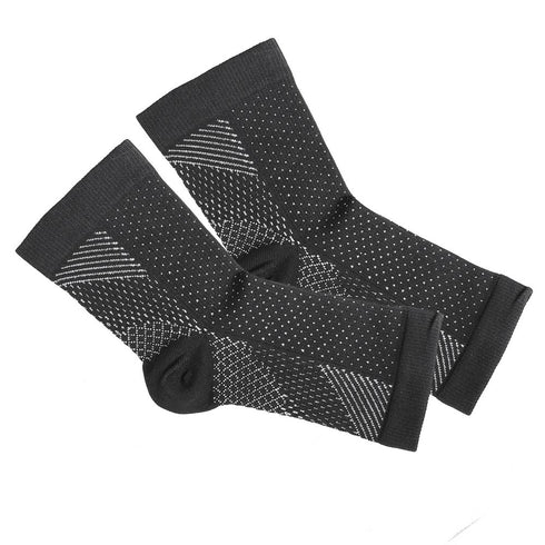 RushSportGear Plantar Fasciitis Socks with Arch & Heel Support - Increases Circulation & Eases Heel Pain - BEST Foot