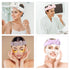 Spa Headband and Wristband Set, 3Pcs Microfiber Face Headband, 6Pcs Wrist Spa Wash Band for Washing Face
