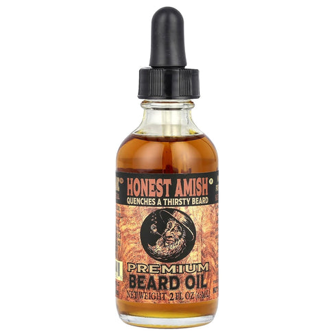 Honest Amish Premium Beard Oil, 2 Ounce