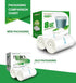 Clear Medium Garbage Bags, 8 Gallon Trash Bags, 110 Count Plastic Trash Bags for Bathroom