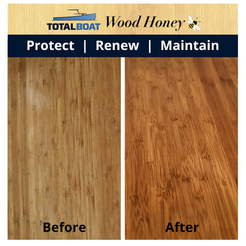 TotalBoat Wood Honey Food Safe Wood Finish for Cutting Boards & Butcher Blocks, 16 oz