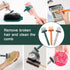 Hair Brush Cleaning Tool, 2-in-1 Comb Cleaning Brush for Home and Salon Use (1 Pack-Green)
