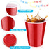 PLMMOUT 240 Pack Cups,12 oz Red Plastic Shot Cups, Disposable Party Cup, Red Plastic Drinking Cup for Wedding Picnics