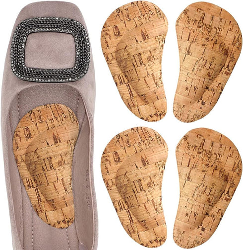 Dr. Foot's Arch Support Shoe Insoles for Flat Feet, Gel Inserts for Plantar Fasciitis, Adhesive Arch Pad for Pressure