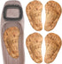 Dr. Foot's Arch Support Shoe Insoles for Flat Feet, Gel Inserts for Plantar Fasciitis, Adhesive Arch Pad for Pressure