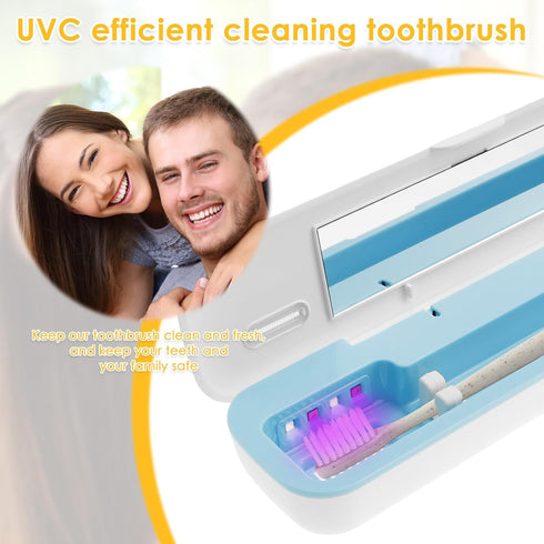 XYDHQS Toothbrush Sanitizer Case, Portable Firm Tooth Brush Container Cover with Lid, Suitable for Ordinary