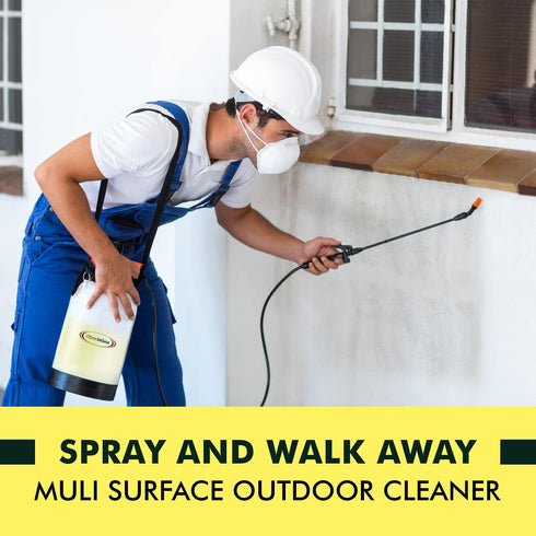 Outdoor Cleaner - Concrete Cleaner, Roof Cleaner, Walls Cleaner, Headstone Cleaner, Deck and Vinyl Siding Cleaner - RTU