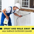 Outdoor Cleaner - Concrete Cleaner, Roof Cleaner, Walls Cleaner, Headstone Cleaner, Deck and Vinyl Siding Cleaner - RTU