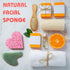 60-Count Compressed Facial Sponges | 100% Natural Cosmetic Spa Sponges for Facial Cleansing, Exfoliating Mask, Makeup