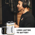 9V Batteries 2 Pack - 9V Rechargeable Lithium Ion Battery 1200mAh for Microphone or Smoke Detector