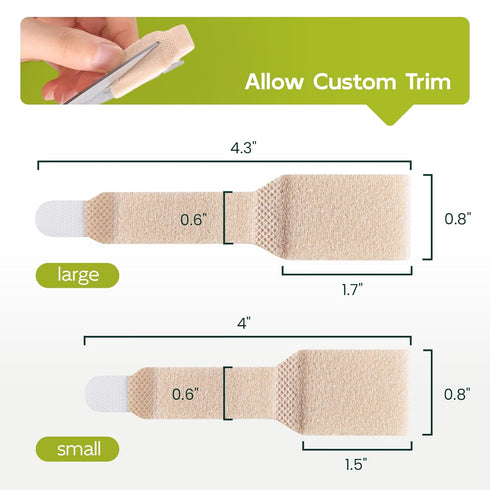 Hammertoe 20 Pack Hammer Bukihome Corrector - Toe Straighteners - Broken Toe Wraps - Realign Bent, Curled, Crooked