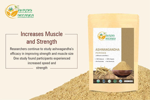 Organic Ashwagandha Root Powder, Ayurvedic Herbal Supplement, 5.3 oz for Support and Strength
