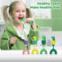 U-Shaped Toddler Toothbrush for Kids 2-6 Years, 360° Manual Whole Mouth Baby Toothbrush with Soft Silicone