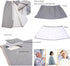 Yodilala Unisex Diaper Skirt, Leak-Proof Waterproof pad, Adjustable and Reusable(Grey,M)