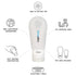 LiquiSnugs Premium Travel Bottles - 100% Leak Proof Silicone Toiletries - TSA Approved, Suction Cups & Adjustable Labels