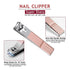 Manicure Set Nail Clippers Kit, 5 Pieces Stainless Steel Professional Grooming Tools for Men and Women