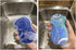 Microfiber Double Sided Scrub & Wipe Sponge Pad for Kitchen & Bath, Reusable Machine Washable (6pc)