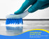 Plastic Long Handled Scrubbing Brush with Suction Cup, Durable Bristles, Assorted Colour, Pack of 3