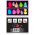 SHANY Blender Makeup Sponge Blending Puff Set, 10 Pcs, Latex-free, Vegan, Assorted Colors