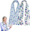 VOPHIA 2 Pack Adult Bib Dining Scarf for Women Microsuede Washable Reusable Food