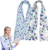 VOPHIA 2 Pack Adult Bib Dining Scarf for Women Microsuede Washable Reusable Food