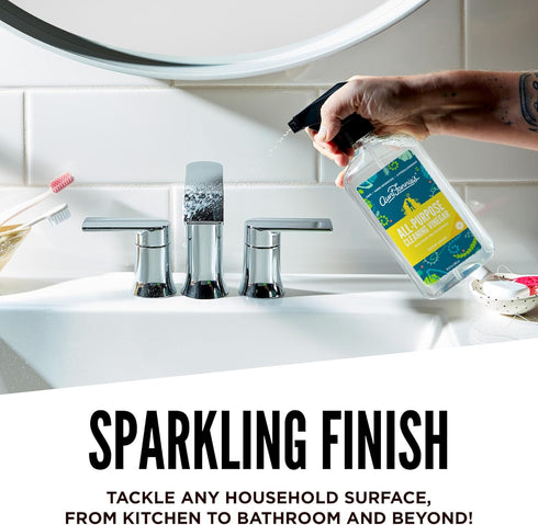 Aunt Fannie's 64 Ounces All Purpose Cleaning Vinegar, Multisurface Spray Cleaner, Lemon Scent (Refill)